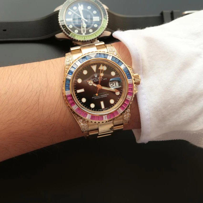 GMT-Master II GOLDEN RAINBOW DIAMOND 40MM Super