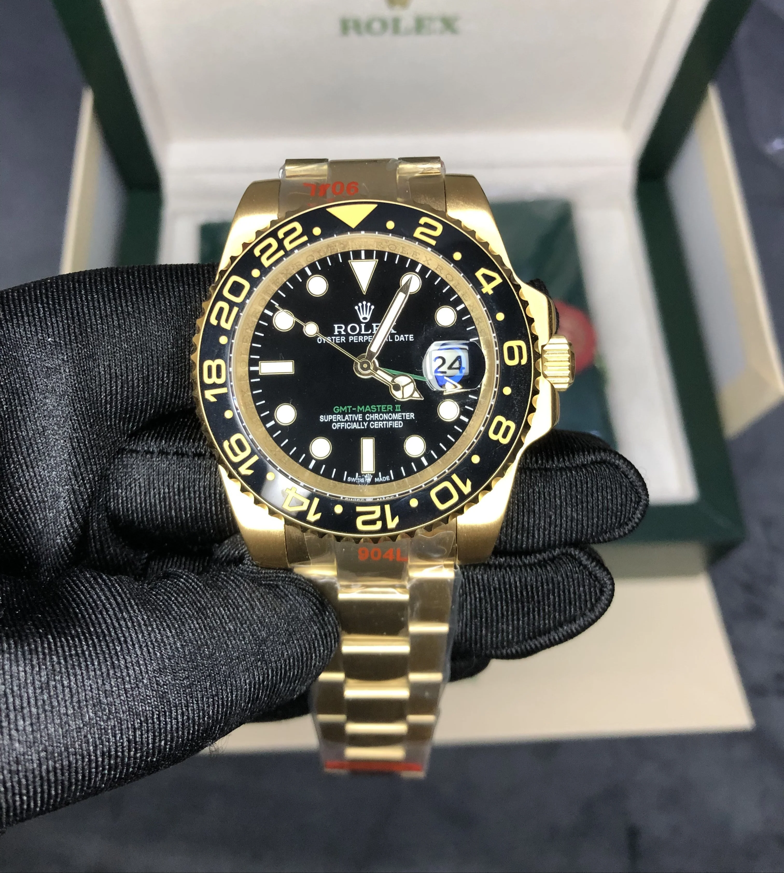 GMT-Master II Perpetual M116718lN Series 40mm Super