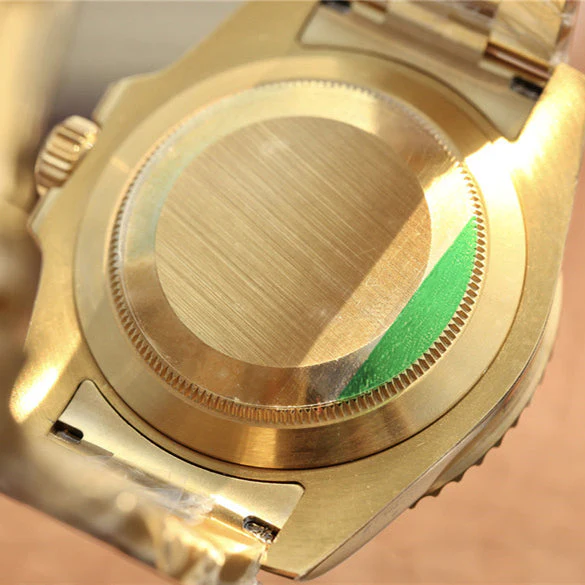 SUBMARINER GOLDEN BLUE / RED DIAMOND GOLD DIAL 40MM Super