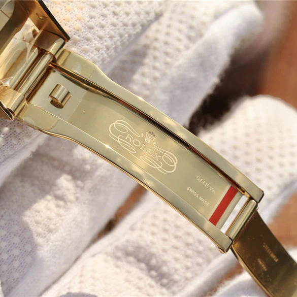 SUBMARINER GOLDEN BLUE / RED DIAMOND BLACK DIAL 40MM Super