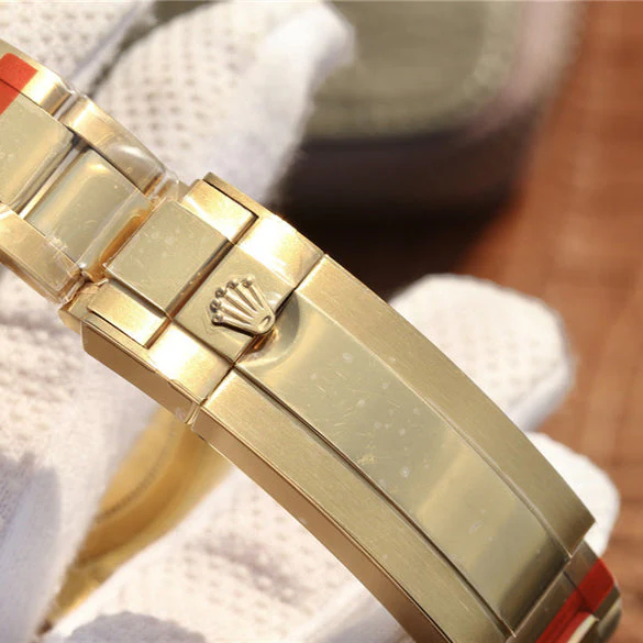 SUBMARINER GOLDEN BLUE / RED DIAMOND GOLD DIAL 40MM Super