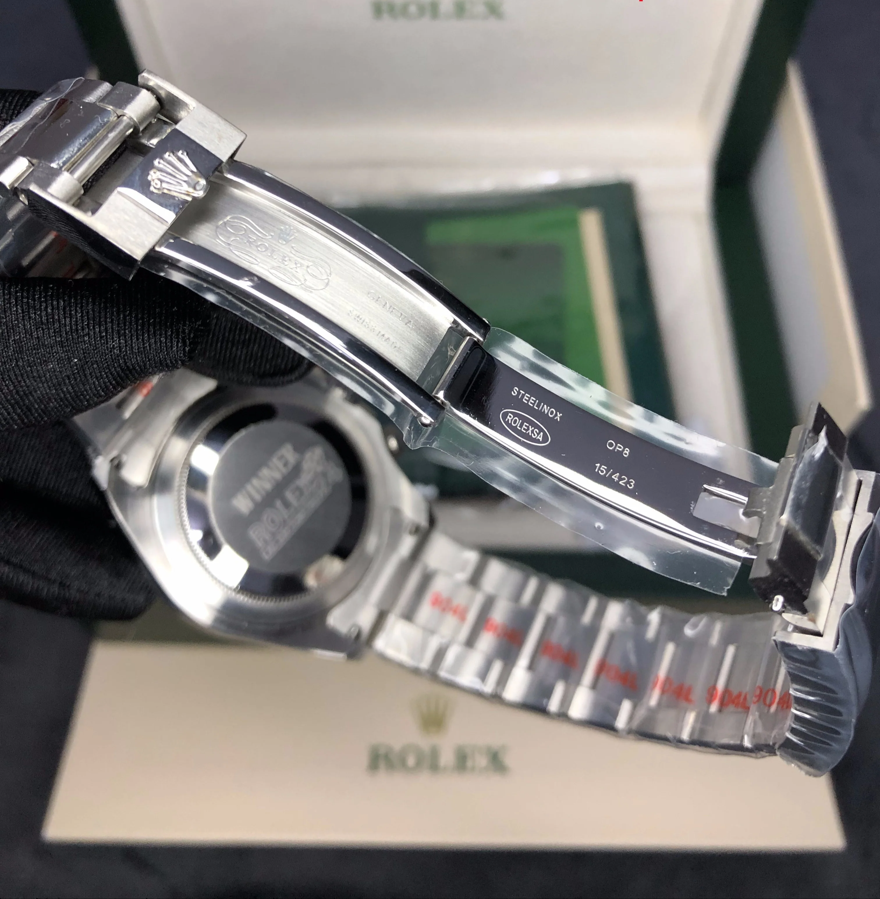 DAYTONA RAINBOW DIAMOND SILVER STAINLESS STEEL 40MM Super