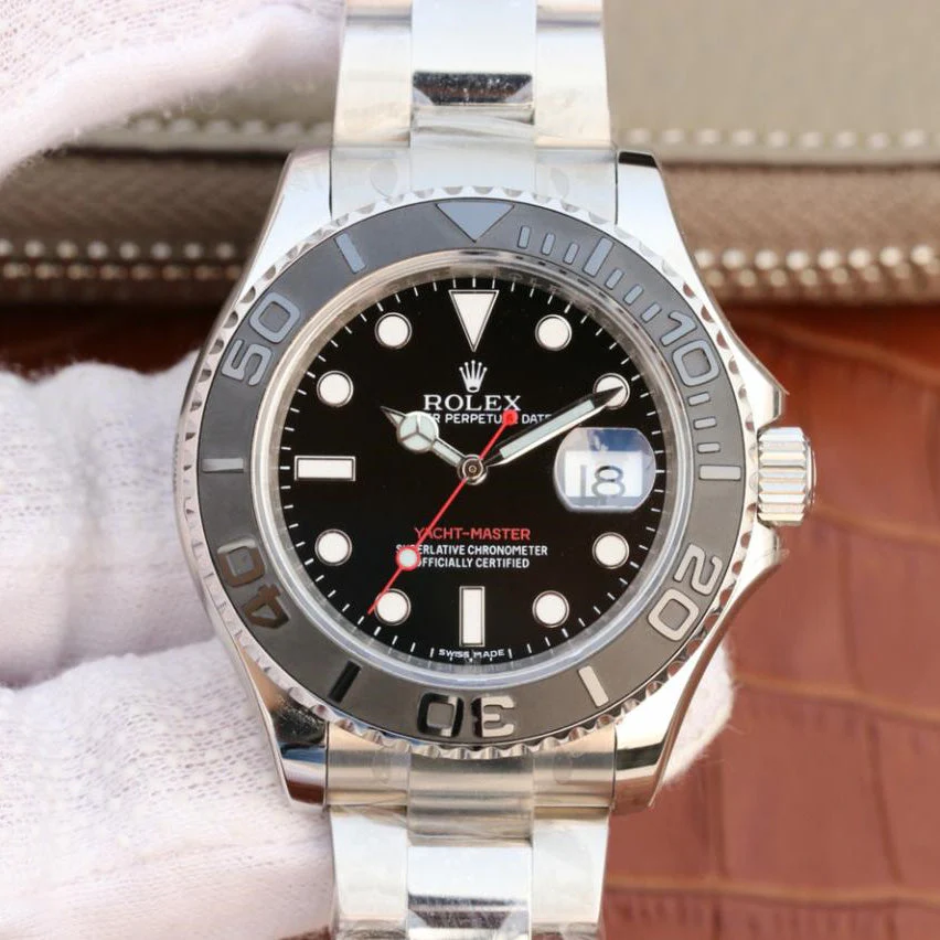 YACHT MASTER 1 ( BLACK & BLUE DIAL ) STAINLESS STEEL 40MM Super