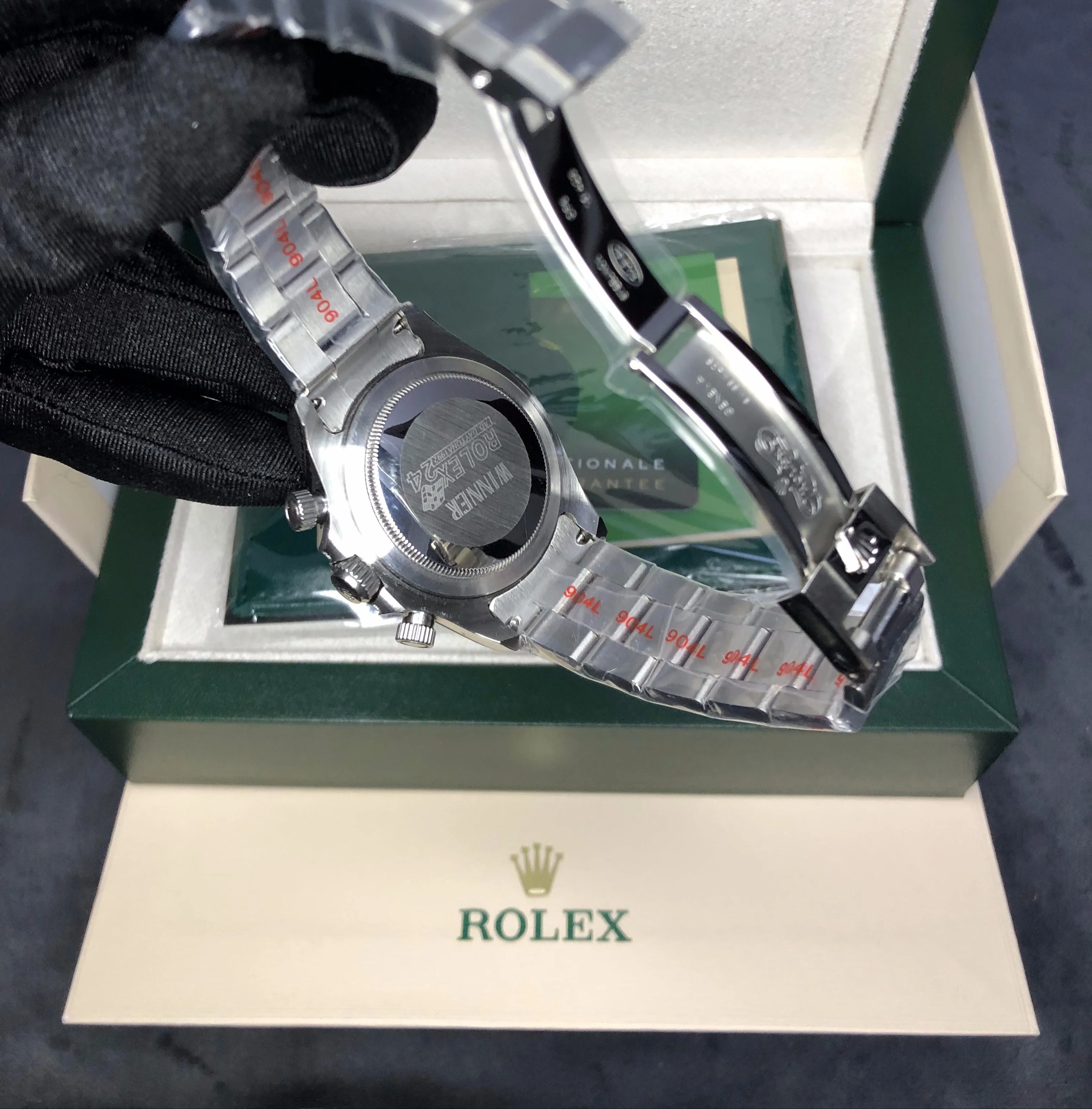 DAYTONA RAINBOW DIAMOND SILVER STAINLESS STEEL 40MM Super