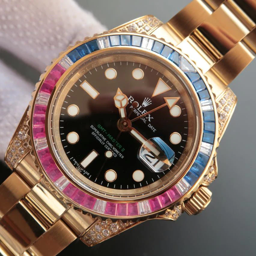 GMT-Master II GOLDEN RAINBOW DIAMOND 40MM Super
