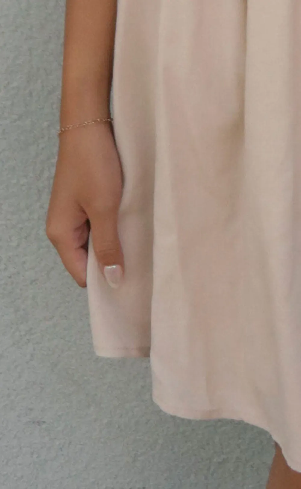 Beige Strapless Ruched Mini Dress