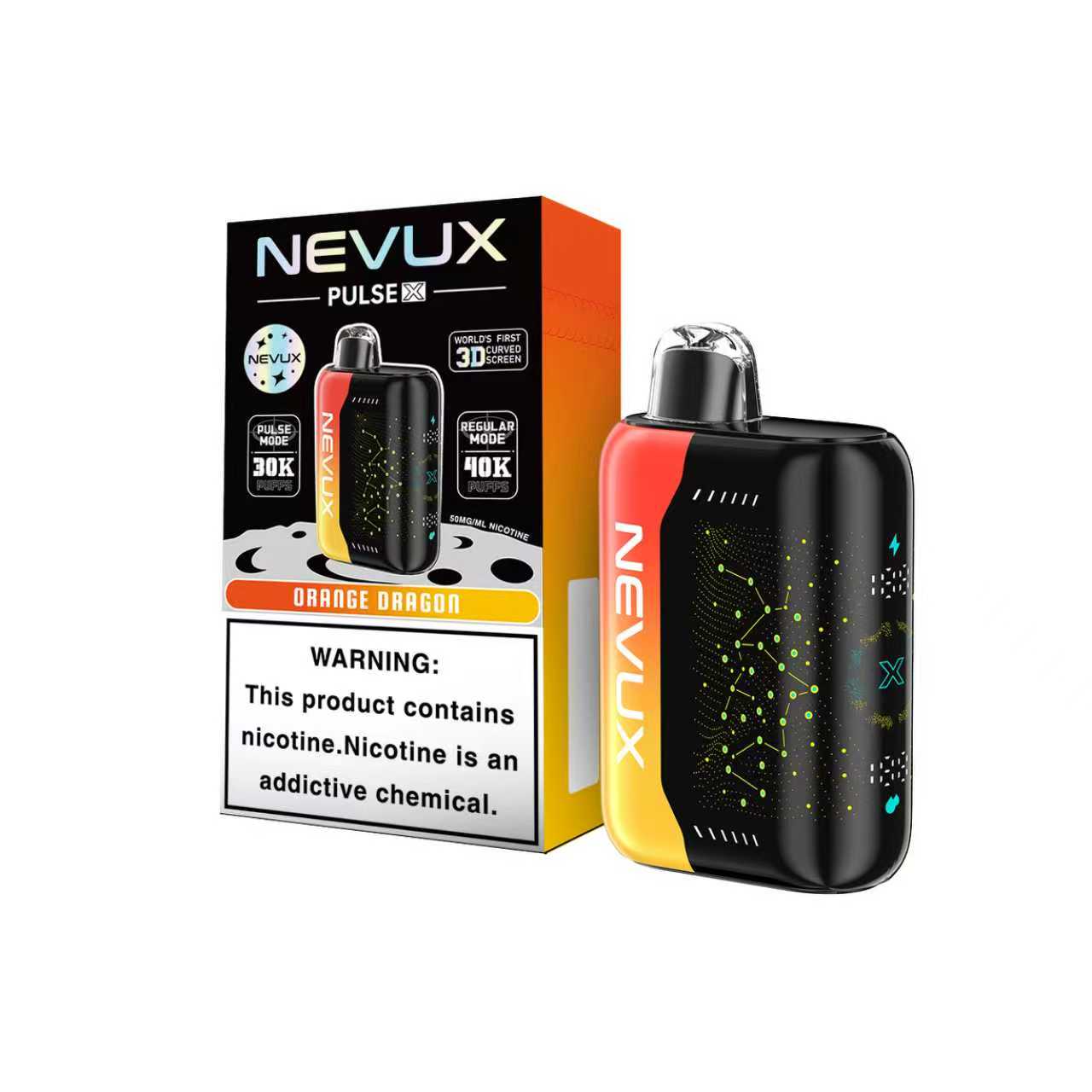 NEVUX Pulse Power Super Boost Disposable Vape | 40K/30K Puffs & Star UI Design - NevuxVape