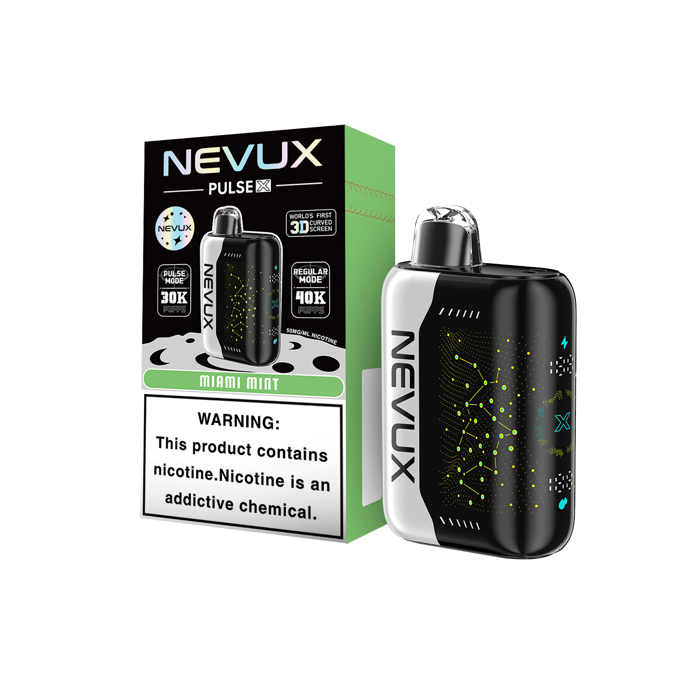NEVUX Pulse Power Super Boost Disposable Vape | 40K/30K Puffs & Star UI Design - NevuxVape