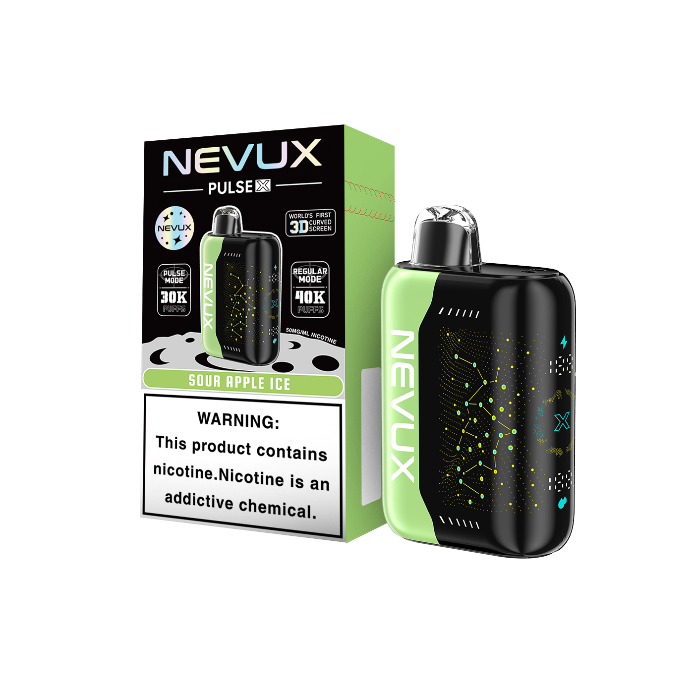 NEVUX Pulse Power Super Boost Disposable Vape | 40K/30K Puffs & Star UI Design - NevuxVape