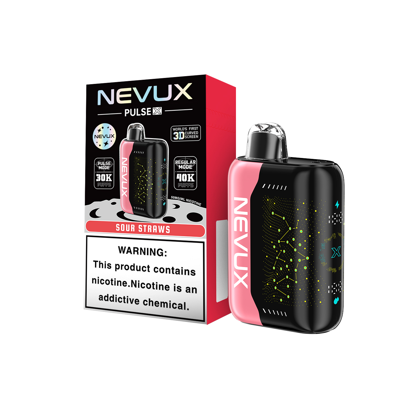 NEVUX Pulse Power Super Boost Disposable Vape | 40K/30K Puffs & Star UI Design - NevuxVape