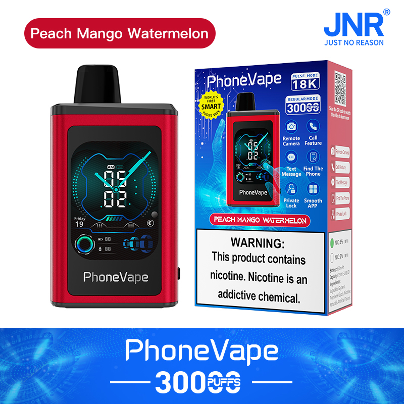 JNR PhoneVape 30K Disposable Vape-Peach Mango Watermelon - Nevux Vape