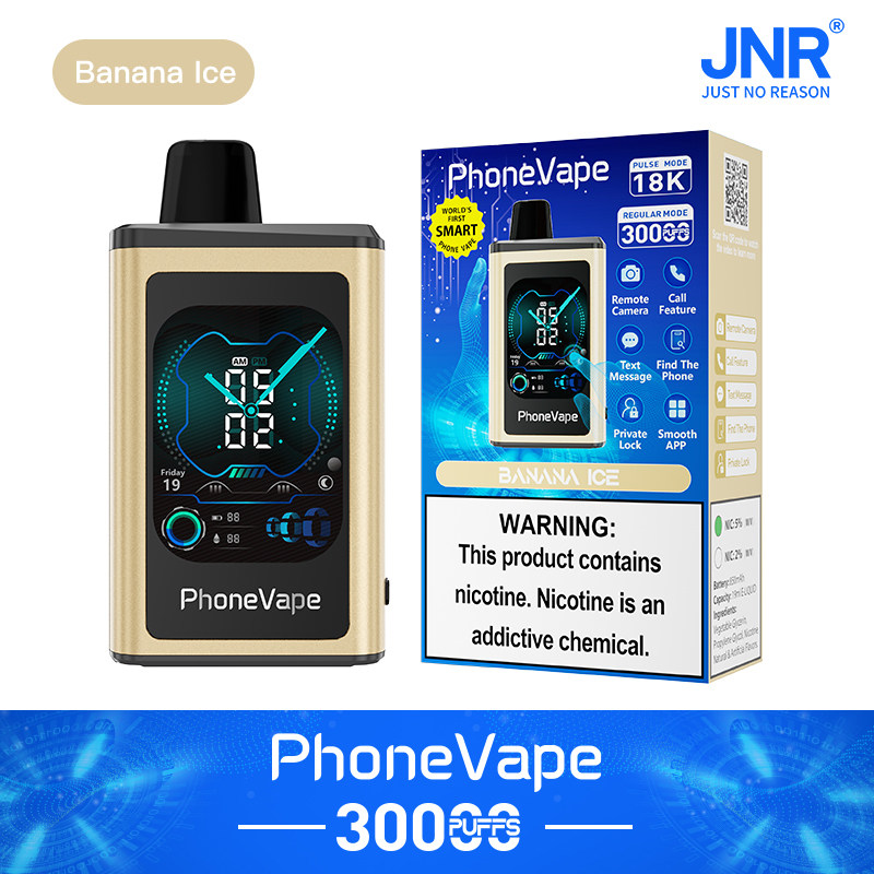 JNR PhoneVape 30K Disposable Vape-Banana ice - Nevux Vape