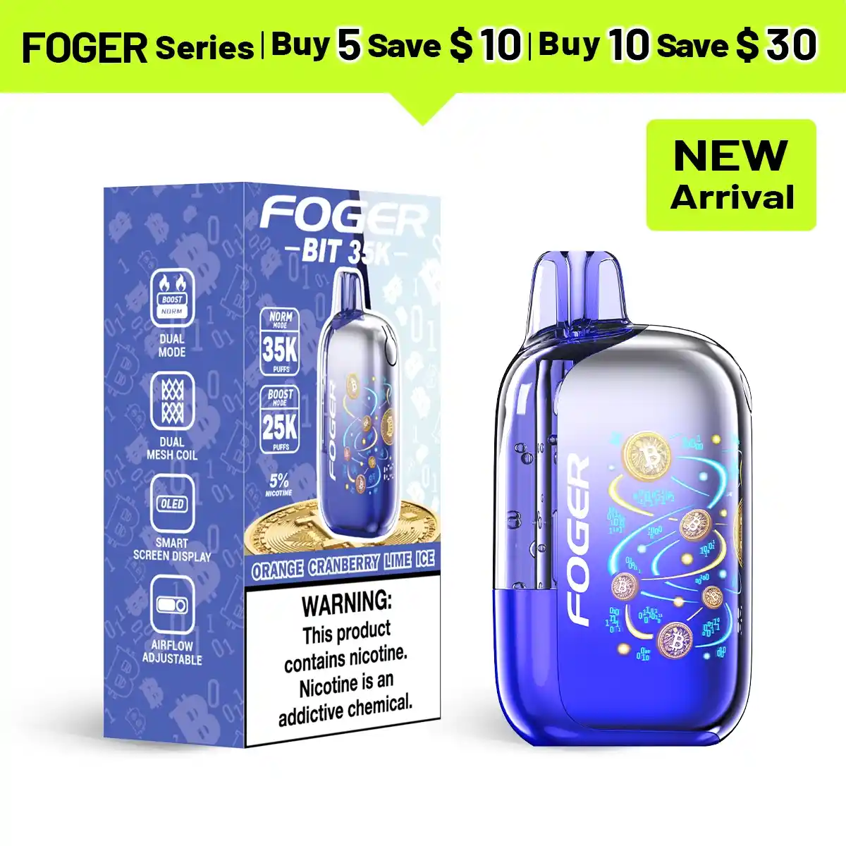 Foger Bit 35K Disposable Media Kit - Nevux Vape