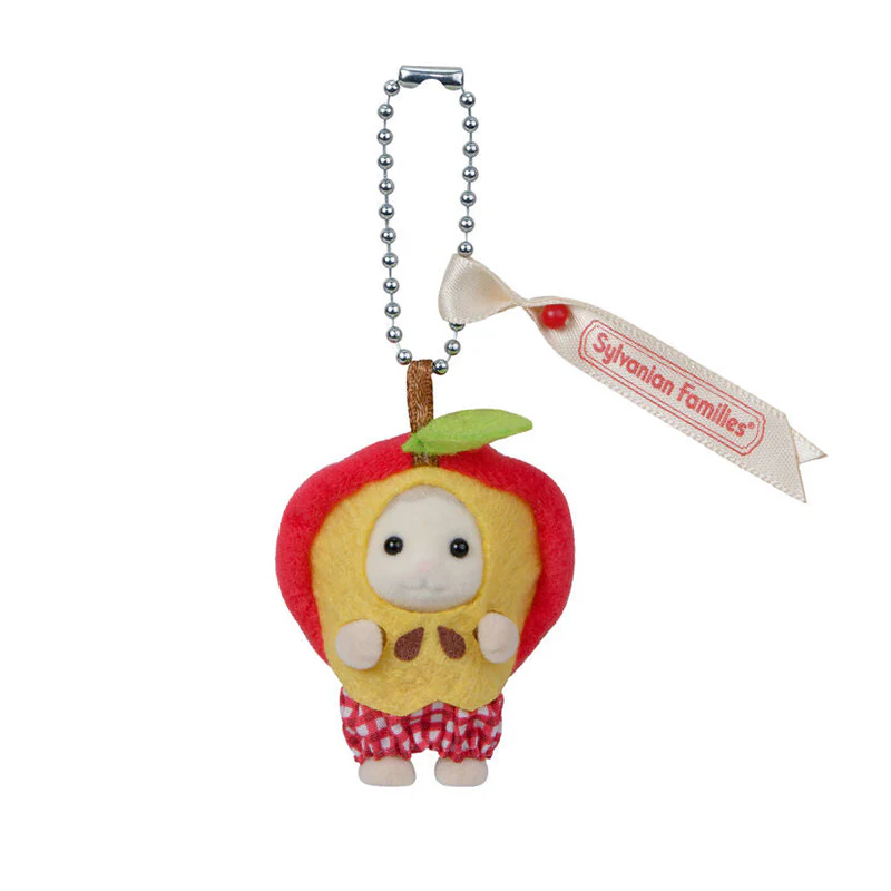 Sylvanian Families Sheep Baby Apple Keychain