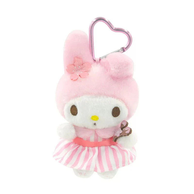 Authentic My Melody Sakura Series Plush Doll Keyrings