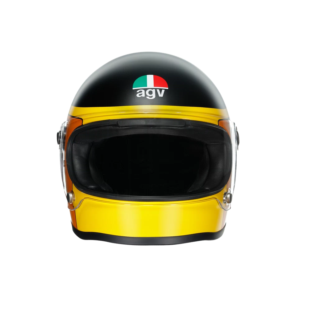 X3000 AGV DOT MULTI - GASOLINE MATT BLACK/ORANGE