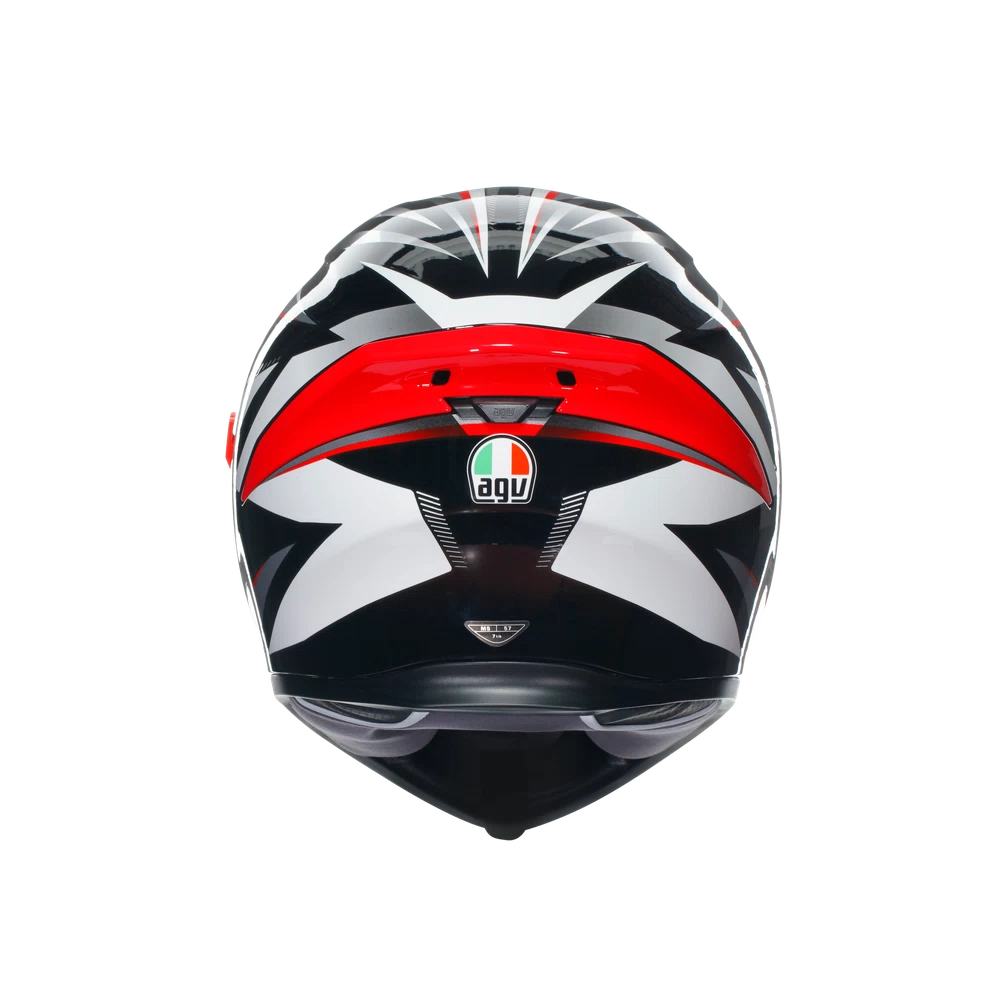 K5 S AGV DOT(ECE) MULTI MPLK - PLASMA WHITE/BLACK/RED