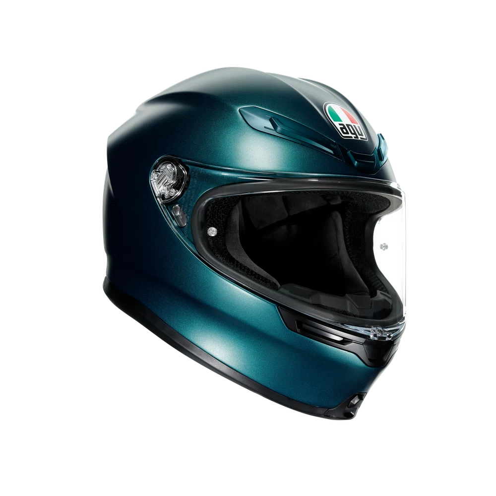 K6 AGV DOT(ECE) SOLID MPLK - PETROLIO MATT