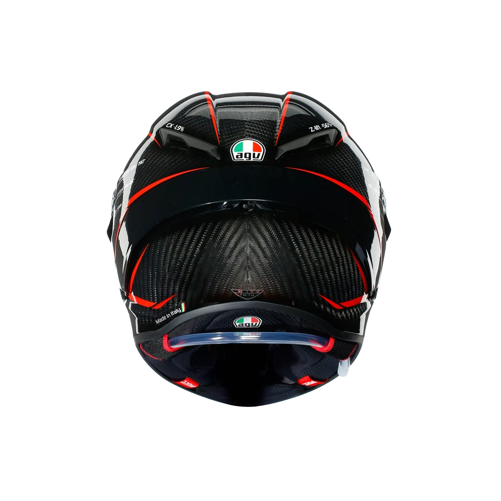 PISTA GP RR E2206 DOT - PERFORMANCE CARBON/RED