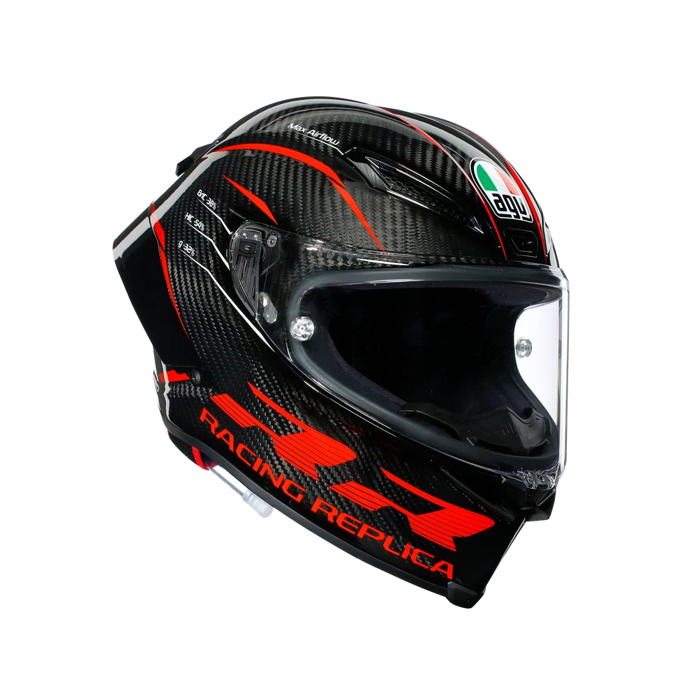 PISTA GP RR E2206 DOT - PERFORMANCE CARBON/RED
