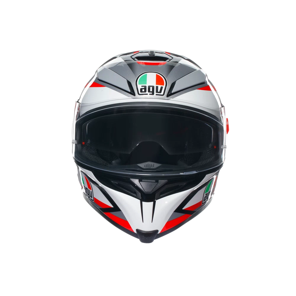 K5 S AGV DOT(ECE) MULTI MPLK - PLASMA WHITE/BLACK/RED