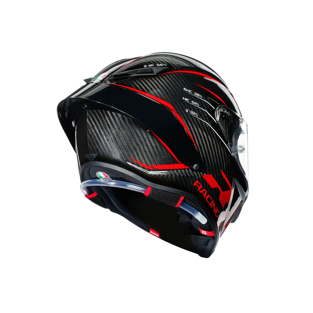 PISTA GP RR E2206 DOT - PERFORMANCE CARBON/RED