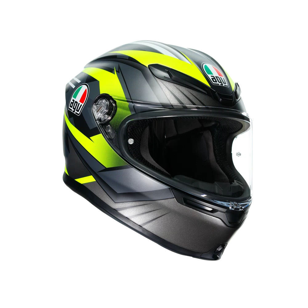 K6 AGV DOT(ECE) MULTI MPLK - EXCITE MATT CAMO/YELLOW FLUO