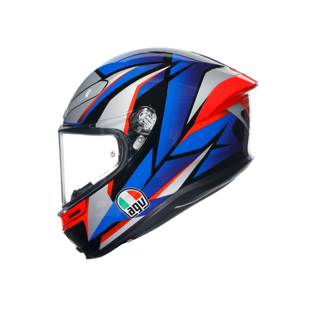 K6 S DOT(E2206) - SLASHCUT BLACK/BLUE/RED
