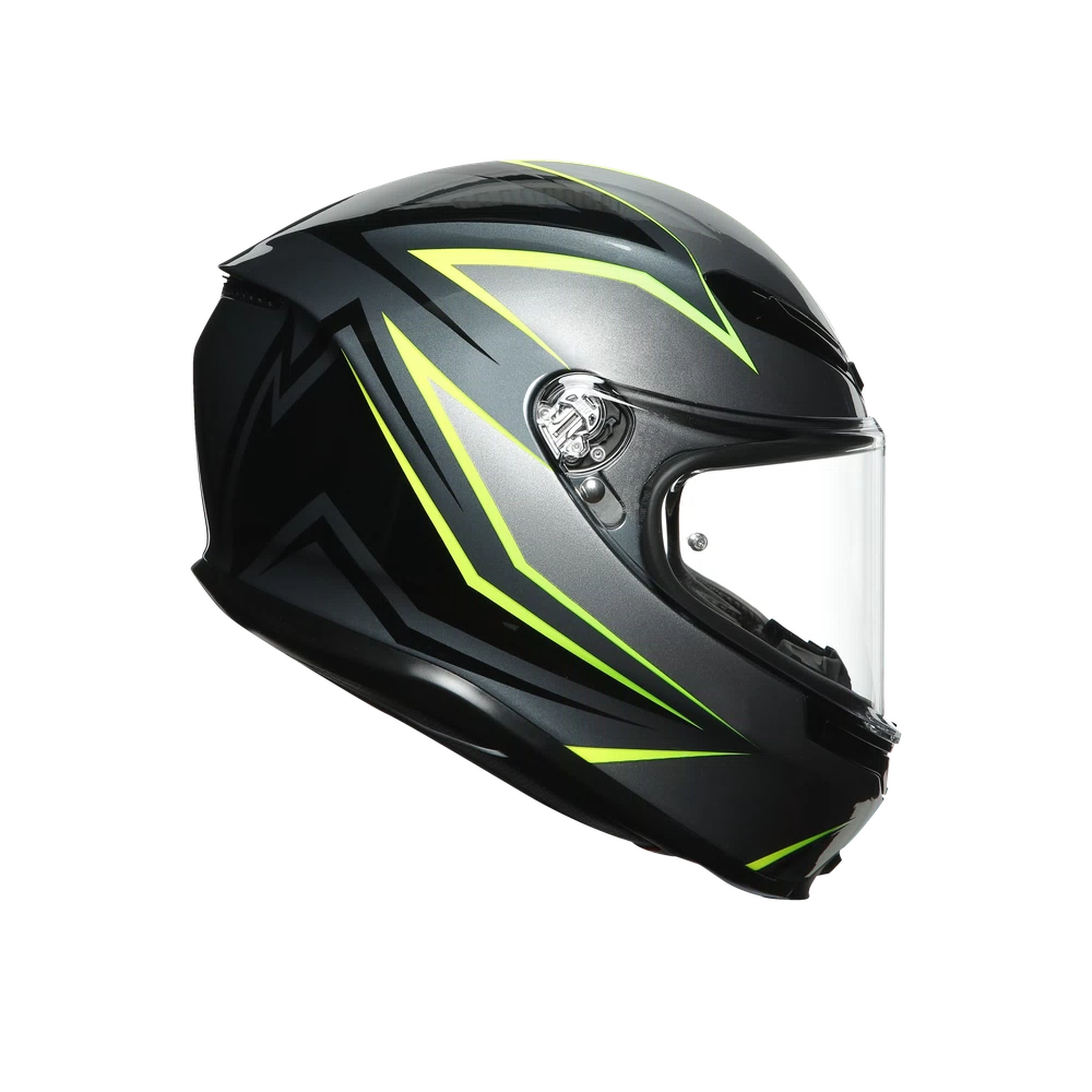K6 AGV DOT(ECE) MULTI MPLK - FLASH GREY/BLACK/LIME