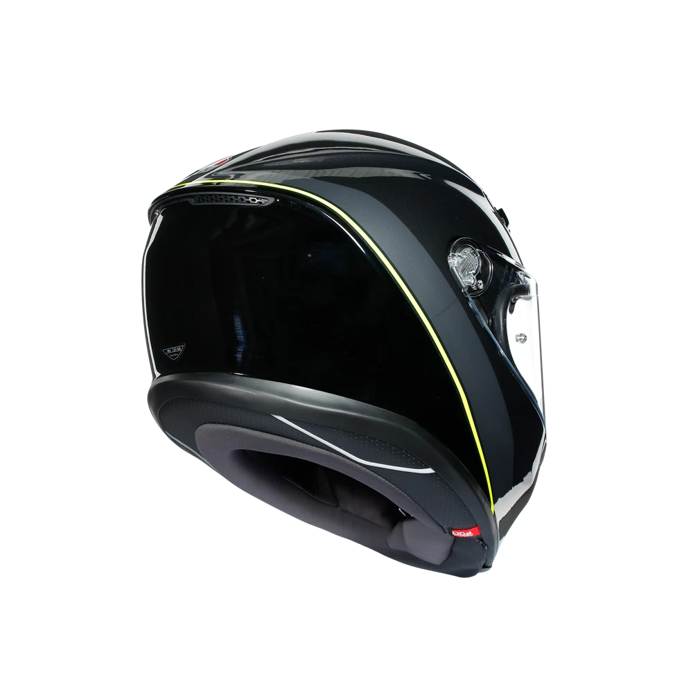 K6 AGV DOT(ECE) MULTI MPLK - MINIMAL GUNMET/BLACK/YELLOW FL