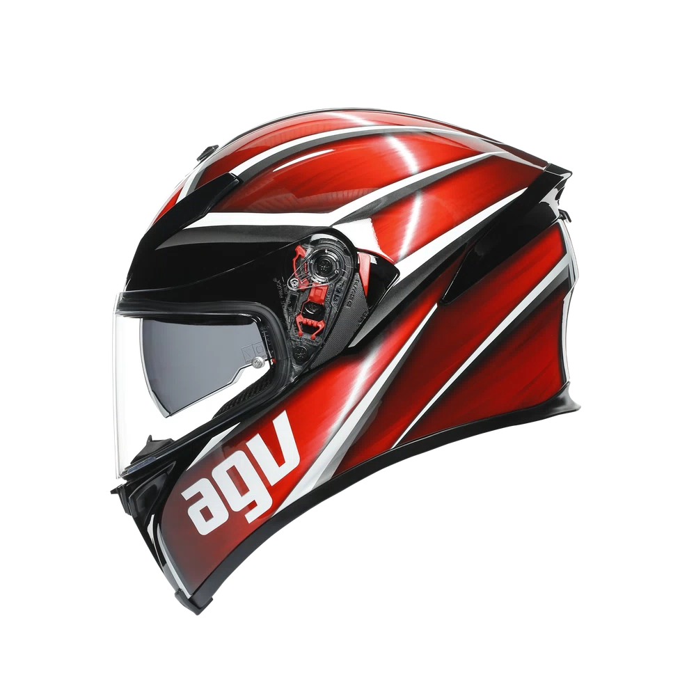 K5 S MULTI ECE DOT - TEMPEST BLACK/RED