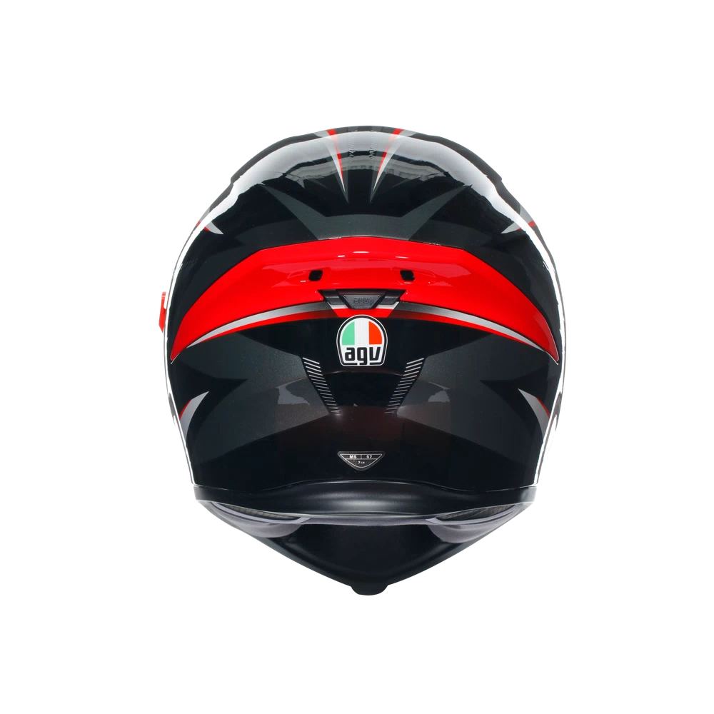 K5 S AGV DOT(ECE) MULTI MPLK - PLASMA BLACK/GREY/RED