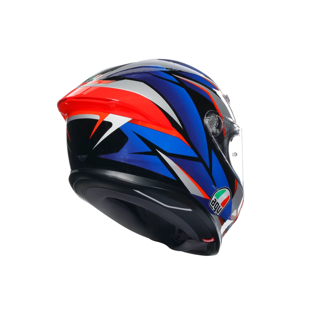 K6 S DOT(E2206) - SLASHCUT BLACK/BLUE/RED