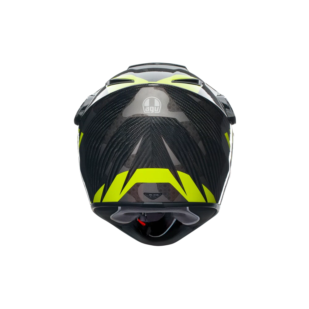 AX9 AGV DOT(ECE) MULTI MPLK - STEPPA CARBON/GREY/YELLOW FLUO