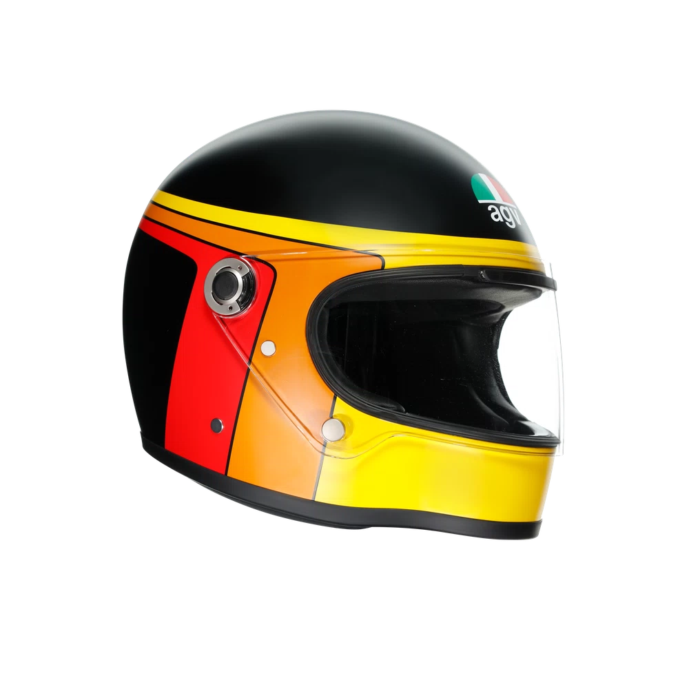 X3000 AGV DOT MULTI - GASOLINE MATT BLACK/ORANGE