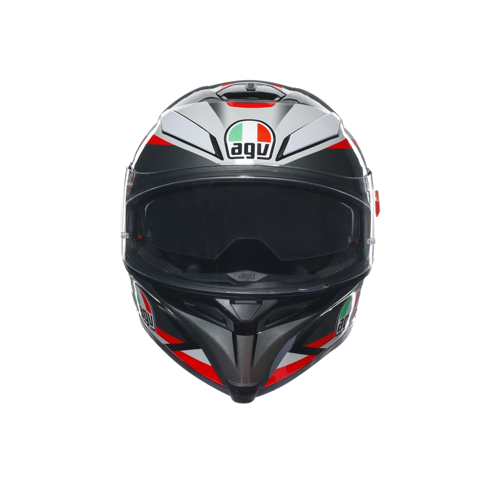 K5 S AGV DOT(ECE) MULTI MPLK - PLASMA BLACK/GREY/RED