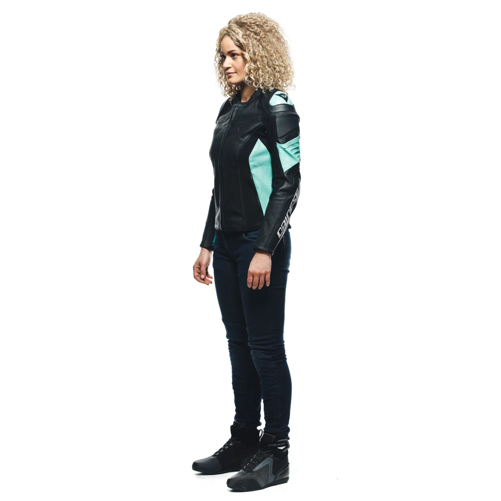 RACING 4 LADY LEATHER JACKET PERF.