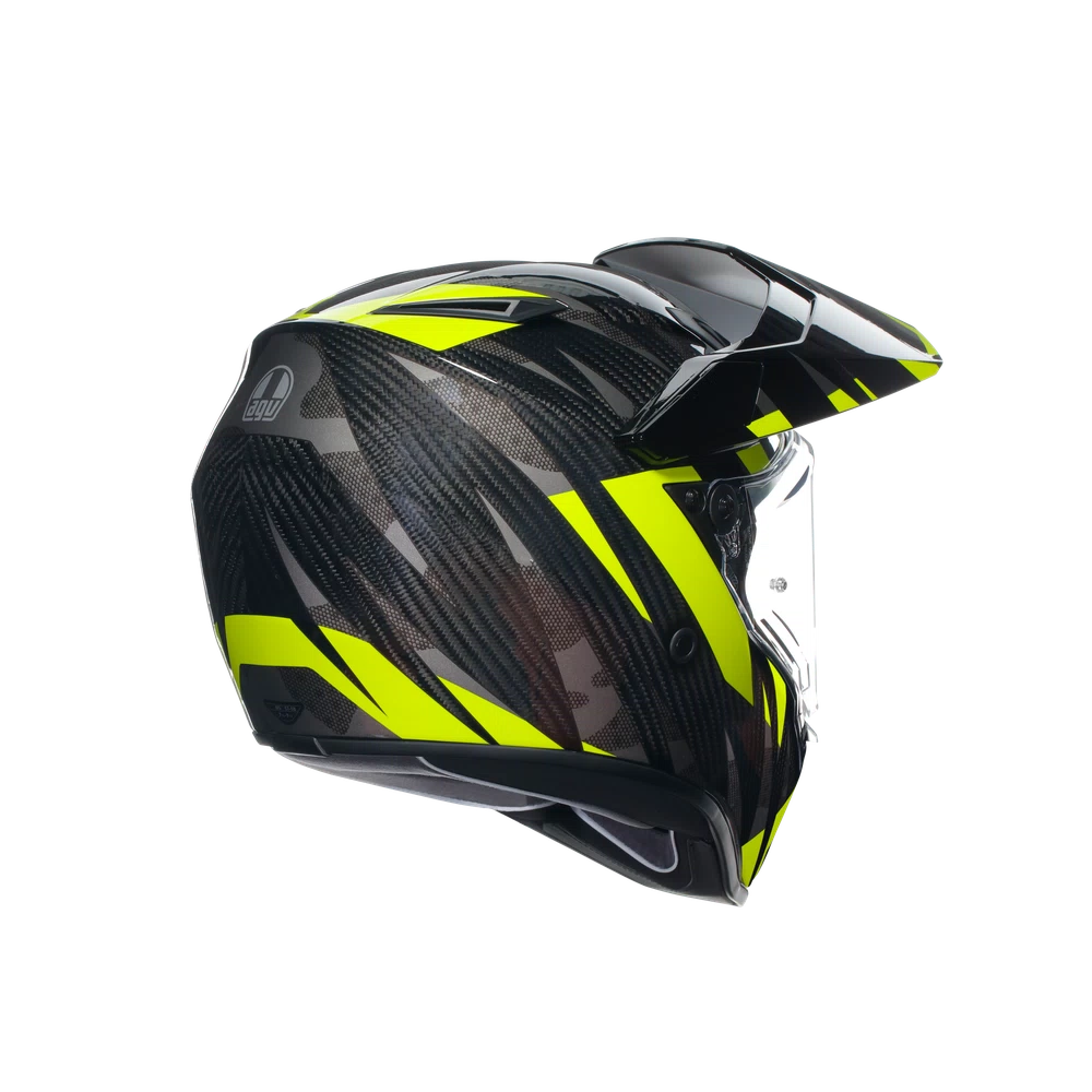 AX9 AGV DOT(ECE) MULTI MPLK - STEPPA CARBON/GREY/YELLOW FLUO