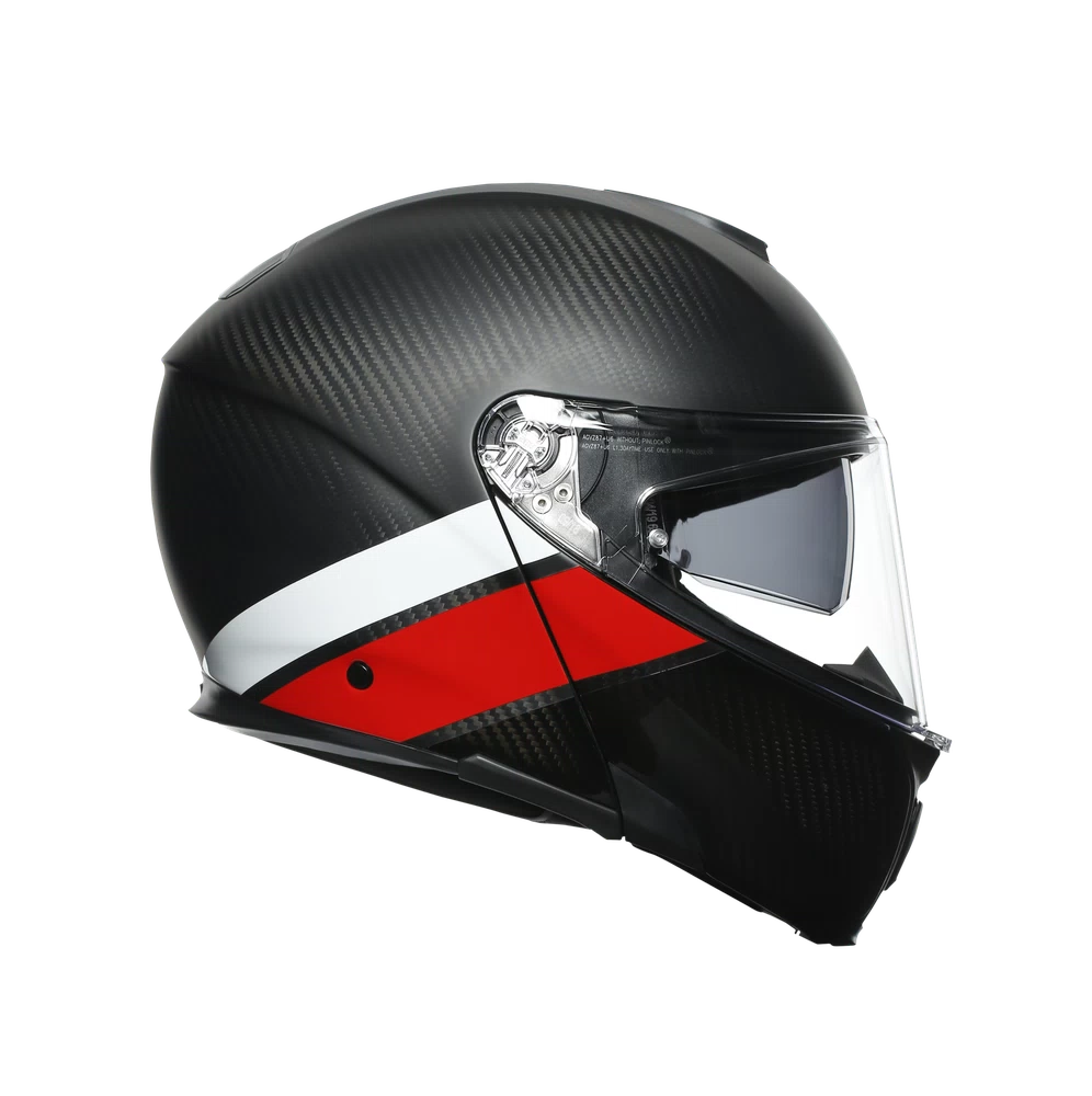 SPORTMODULAR MULTI ECE DOT - LAYER CARBON/RED/WHITE
