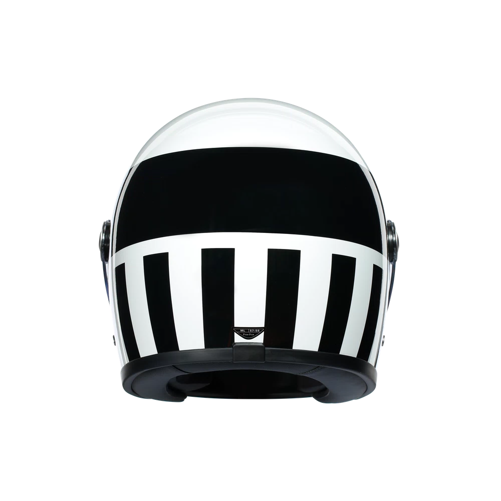 X3000 AGV DOT MULTI - INVICTUS WHITE/BLACK