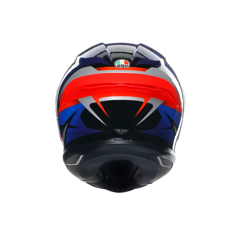 K6 S DOT(E2206) - SLASHCUT BLACK/BLUE/RED