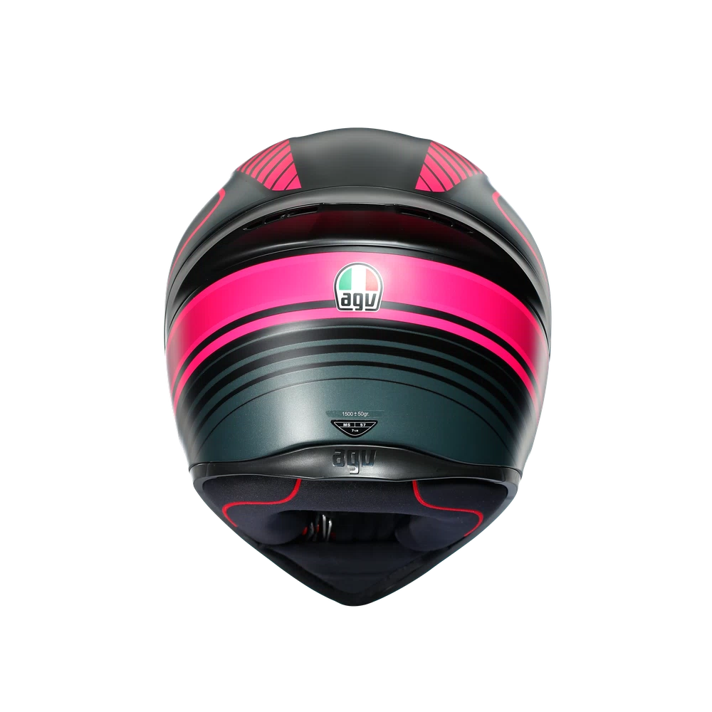 K1 MULTI ECE DOT - WARMUP BLACK/PINK