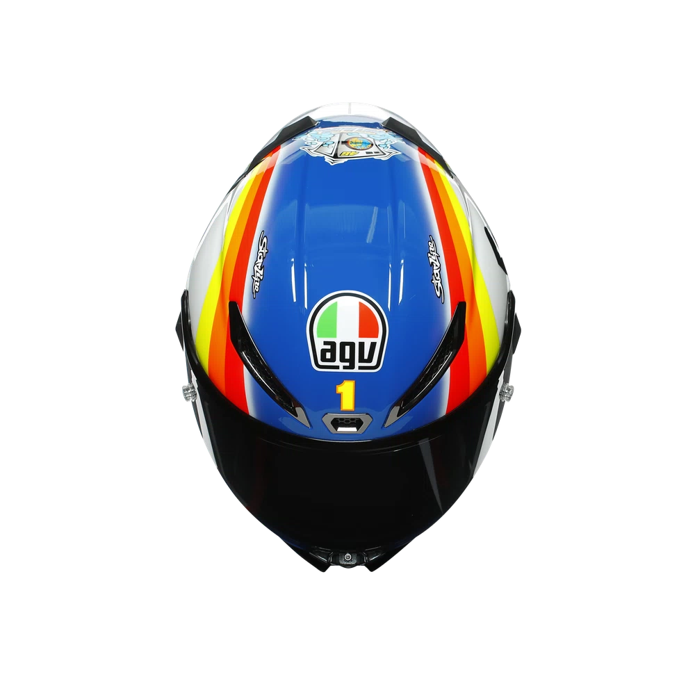 PISTA GP RR AGV ECE-DOT LIMITED EDITION - WINTER TEST 2005