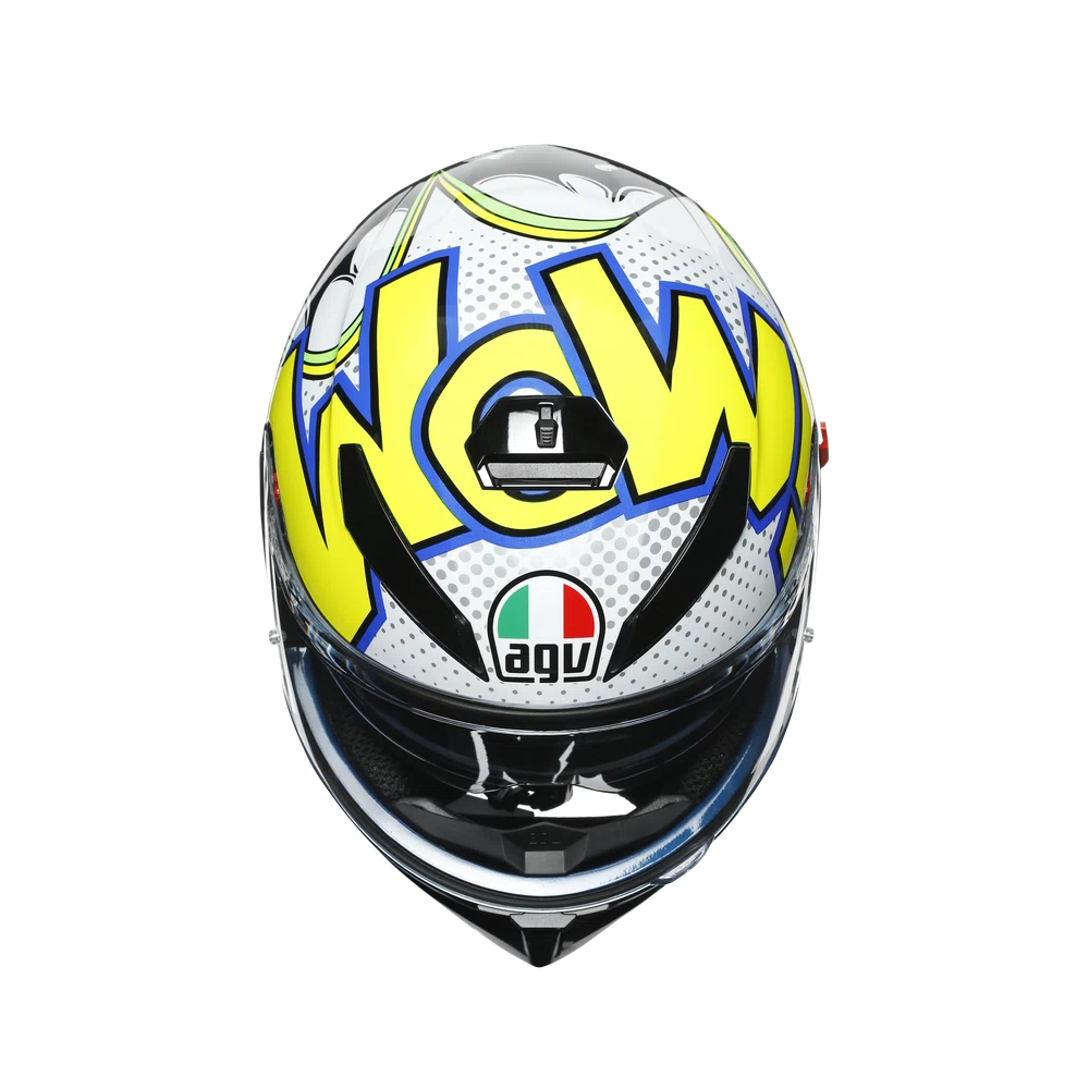 K3 SV MULTI ECE DOT - BUBBLE BLUE/WH/YELLOW FLUO