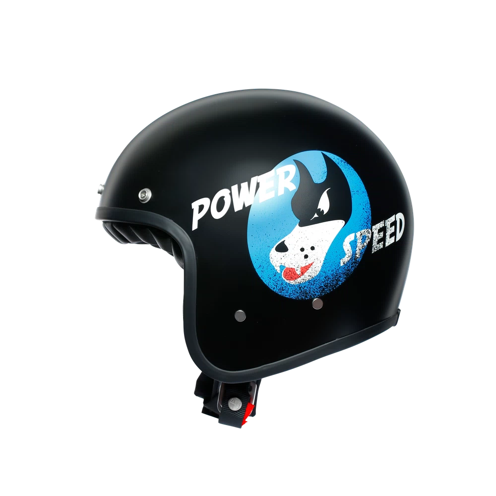 X70 MULTI DOT - POWER SPEED PURE MATT BLACK