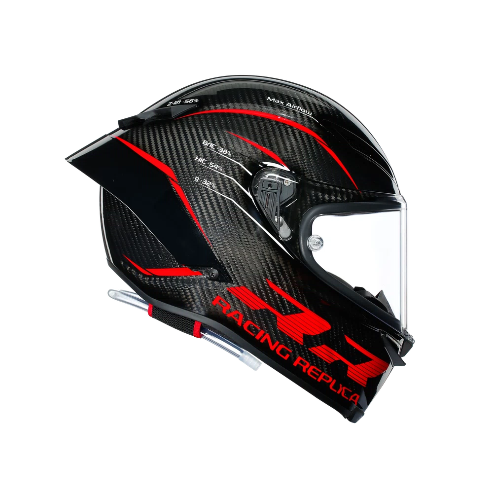 PISTA GP RR E2206 DOT - PERFORMANCE CARBON/RED