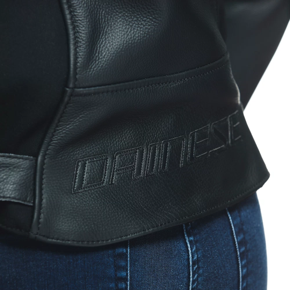 RACING 4 LADY LEATHER JACKET