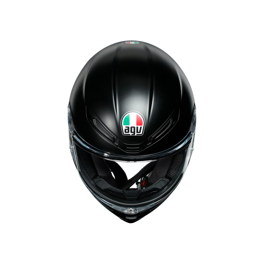 K6 AGV DOT(ECE) MULTI MPLK - MINIMAL PURE MATT BLACK/WH/RED