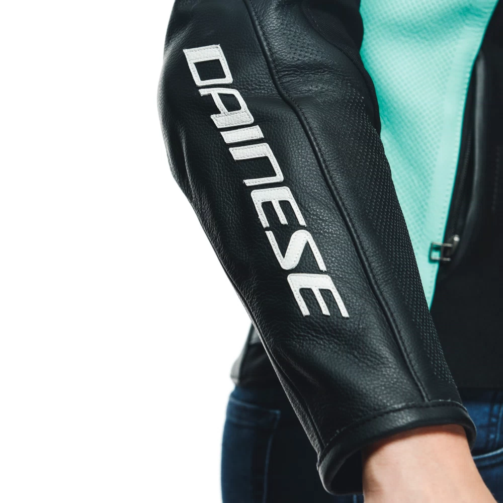 RACING 4 LADY LEATHER JACKET PERF.
