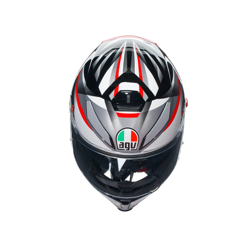 K5 S AGV DOT(ECE) MULTI MPLK - PLASMA WHITE/BLACK/RED